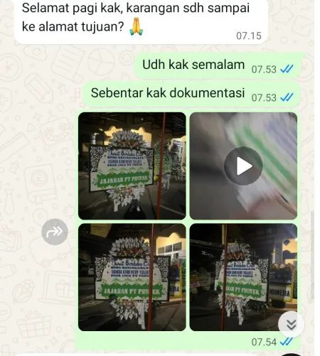 Pengiriman Papan Bunga Selamat Karang Anyar