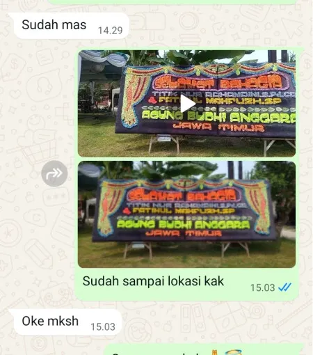 Pengiriman Papan Bunga Karang Anyar