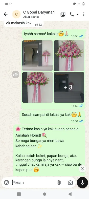 Pengiriman Karangan Bunga Karang Anyar