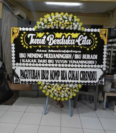 Papan Bunga Duka Karang Anyar